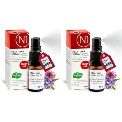 N1 Melatonin Schlaf Spray 2x 2x10 ml