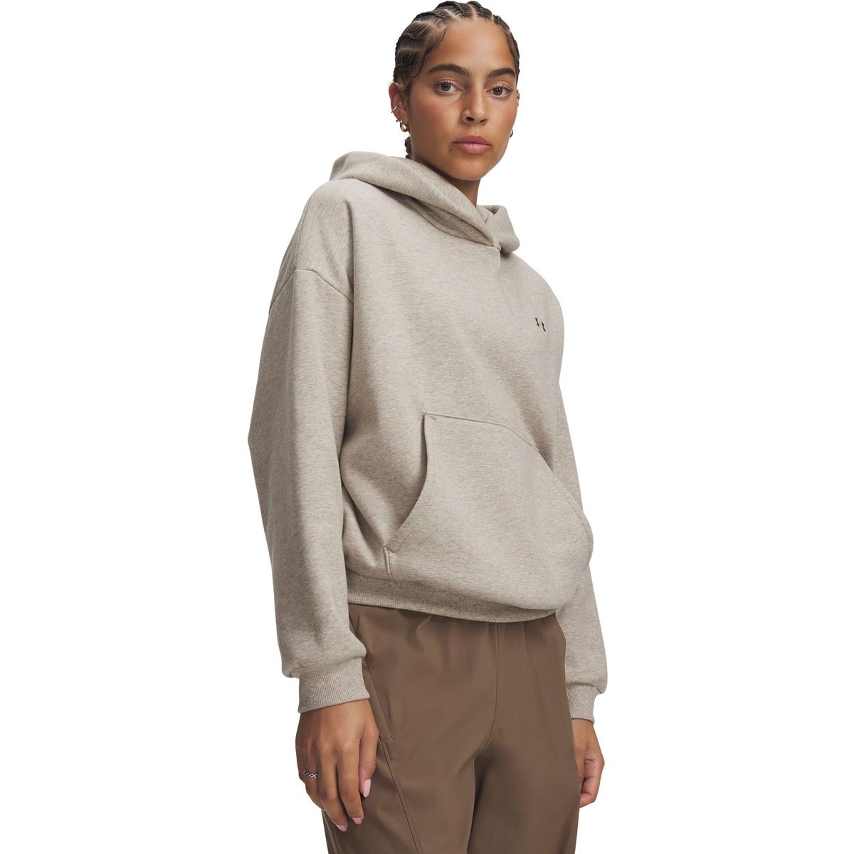 Under Armour Icon Fleece Hoodie brown timberwolf taupe (204) XXL 6013544-204-XXL