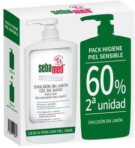 Sebamed Emulsão Sem Sabão Lote 2 Unds 750 ml
