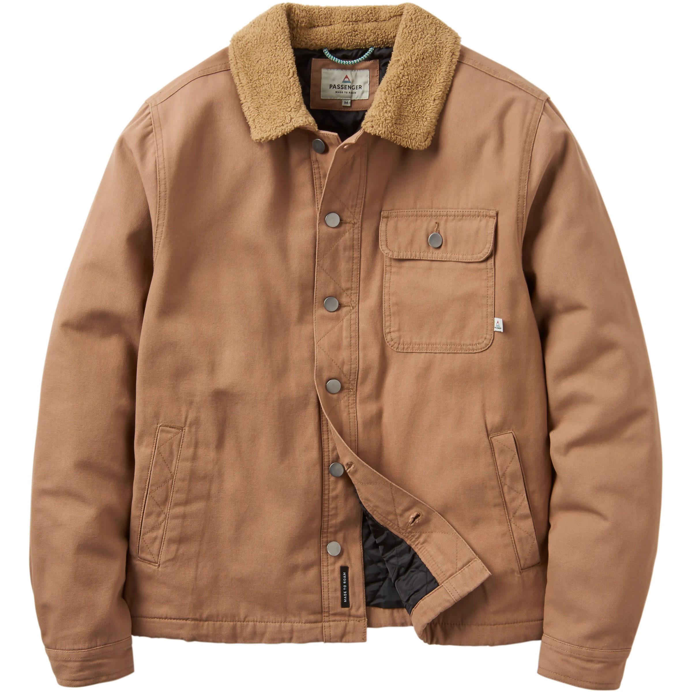 Passenger Falcon Herren Kunstfaserjacke braun Größe S Lifestyle Hautfreundlich