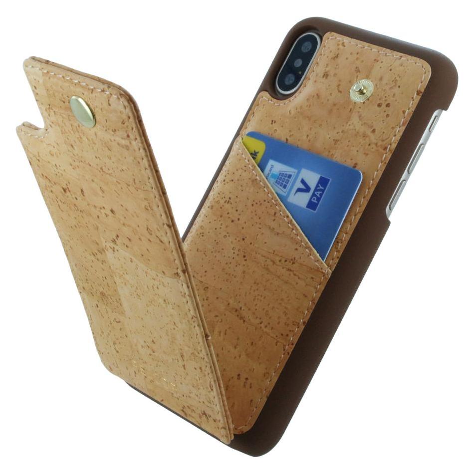 Pelcor Kork Flip Hardcover - Apple IPhone X (Apple iPhone X, Apple iPhone XS) (TEC127-03MC)
