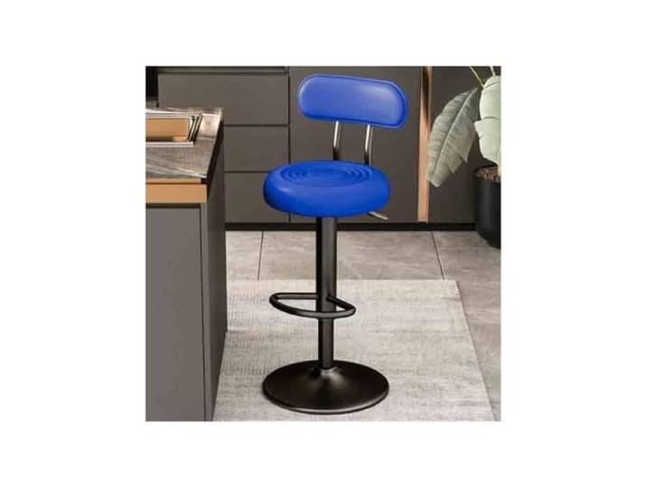 Bvn5kQ3dy Barstühle Lift 61–81 cm drehbarer Barhocker, multifunktionaler Hochhocker(Blue)