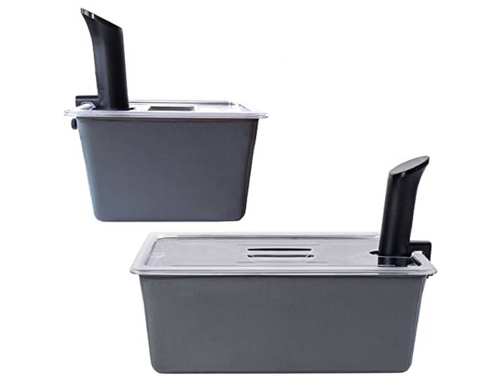 Väeske 12 + 26 QT Isolierte Sous-Vide-Behälter-Sets Combo – Sous-Vide-Zubehör (Behälter/Isolator)