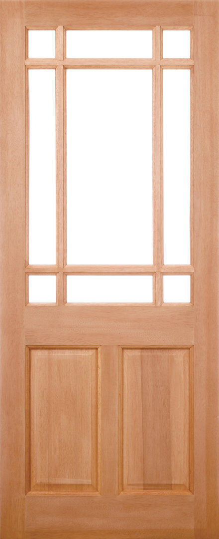 LPD Doors Warwick Unglazed Hardwood External Door Unfinished 198.1 cm H x 83.8 cm W x 4.4 cm D