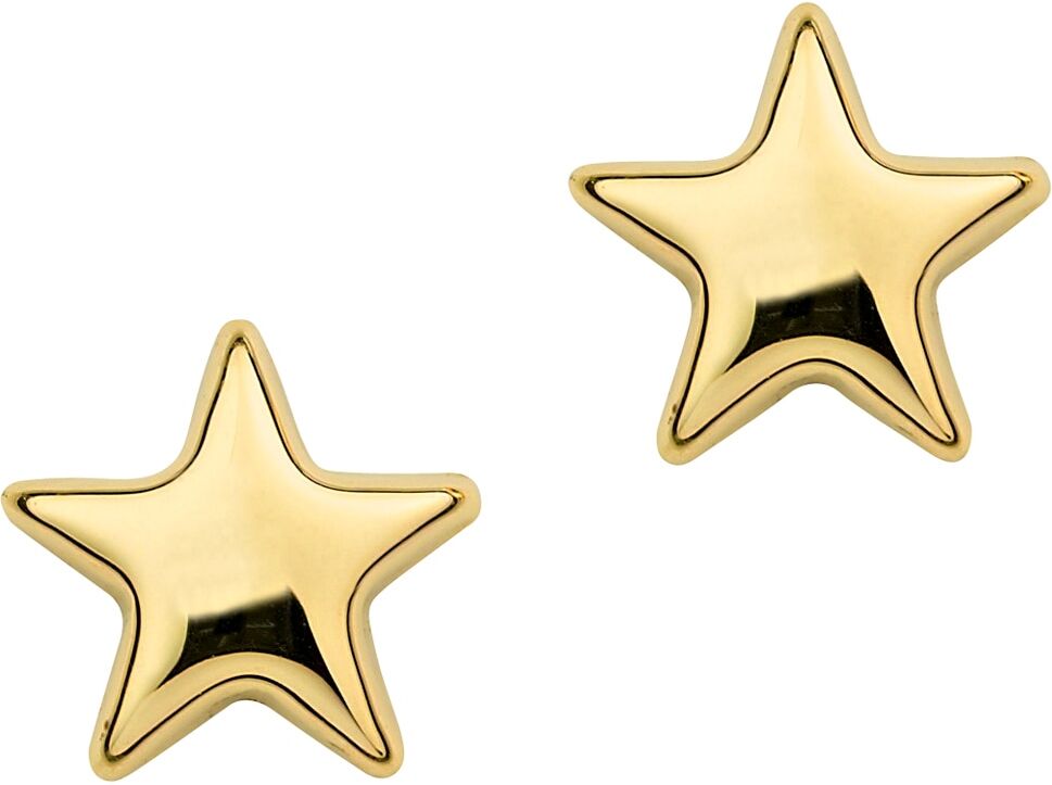 Paar Ohrstecker FIRETTI "Schmuck Geschenk Gold 333 Ohrschmuck Ohrringe Sterne", gelbgoldfarben, Ohrringe, Damen, 7,5mm, Gelbgold 333