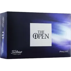 Titleist Golfbälle Pro V1 "The Open" Limited - 6er Pack, weiss