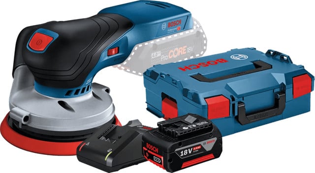 Bosch Professional GEX 18V-125 5,0 Ah GBA Accu Starterspakket
