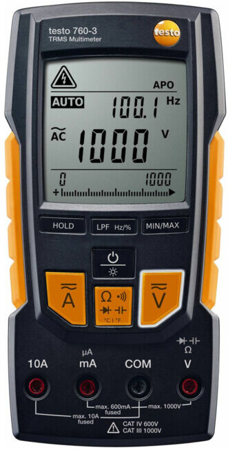 Testo Multimètre, Type: 760-3 (0590 7603)