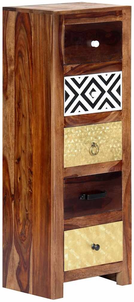vidaXL Armoire latérale 40x30x110 cm Bois solide