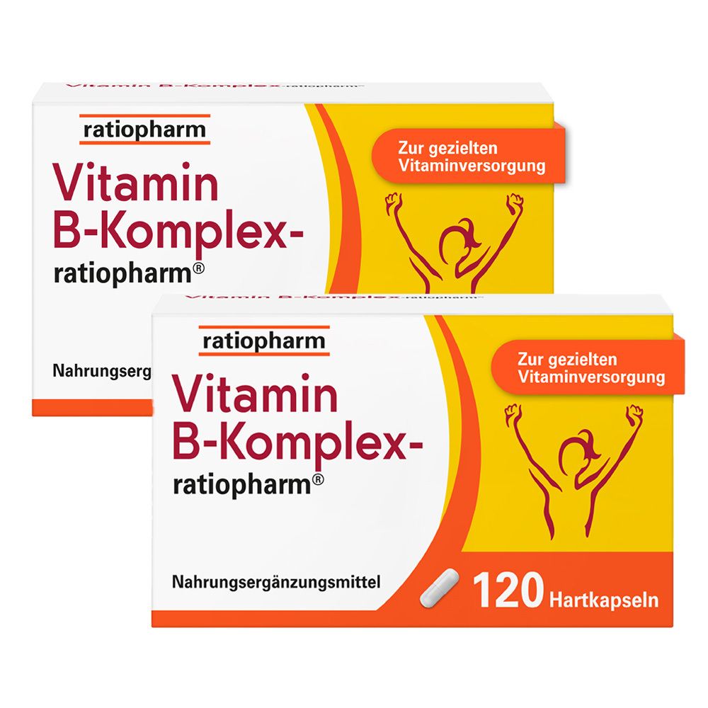 2x Vitamin B-Komplex-ratiopharm Kapseln 2x120 St