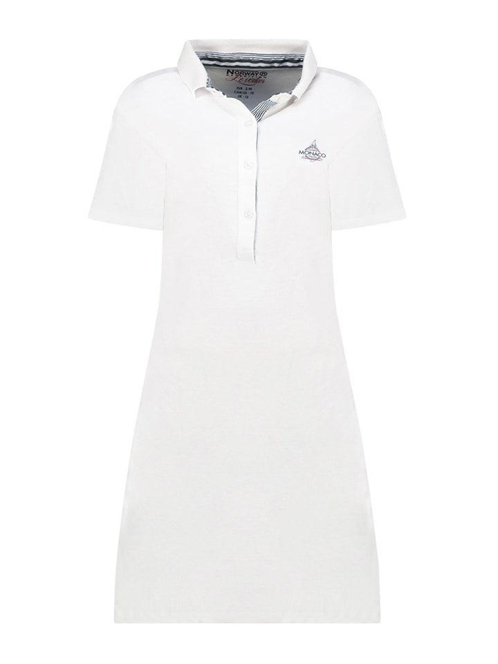 Geographical Norway Kleid in Weiß - XXL
