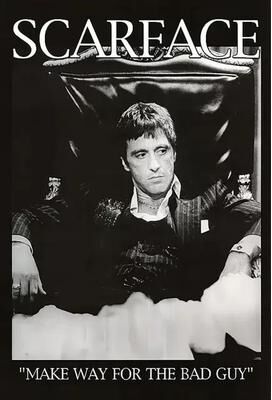 Inspired Living Scarface Poster Canvas Wall Art For Living Room And Bedroom Decor 40x60cm No Frame 6