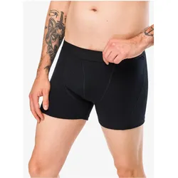 Herren, Funktionsunterhose, Thermo-Boxershorts Sensor Merino DF Boxers - black (M), Schwarz