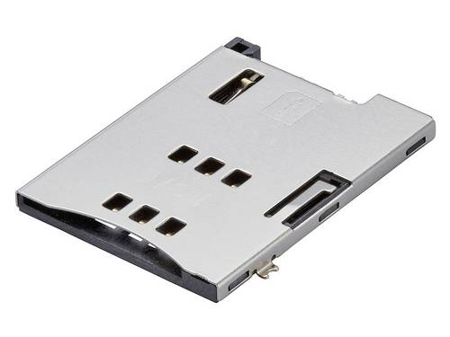 Molex SIM-Karten-Slot Polzahl Gesamt 6 Rastermaß: 2.54mm 475532001 Tape on Full reel