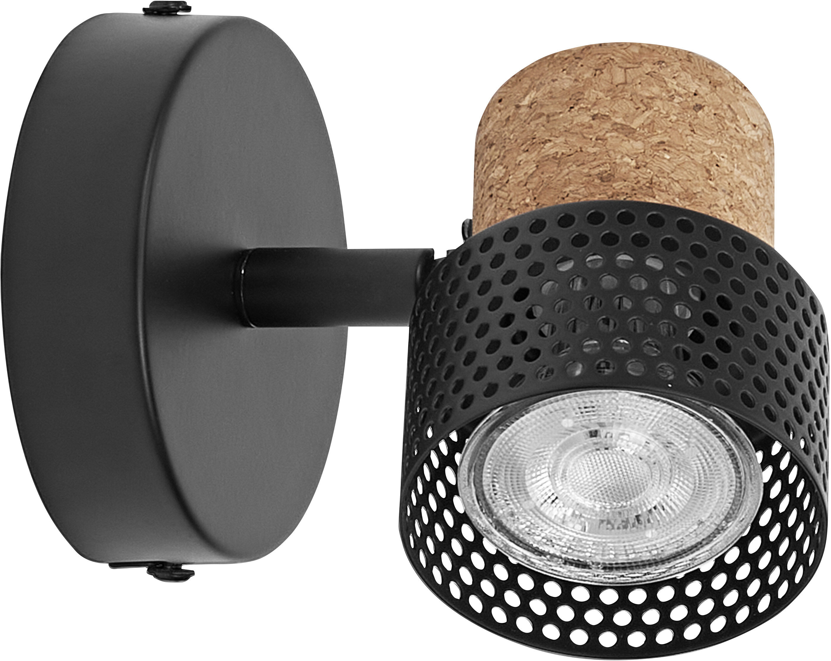 Ledvance Decor Spot Cork Gu10 Schwarz 1x3,4w 927 Dim