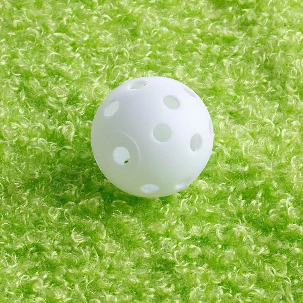 INF Balles de golf d'entraînement avec trous, pack de 10