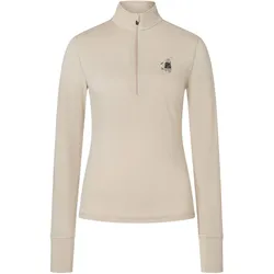 Super Natural, Damen, Funktionsunterhose, Tundra175 Zip 1/4 Bunny (S), Beige, Mehrfarbig