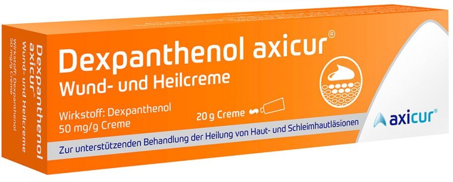 Dexpanthenol axicur® Wund- und Heilcreme 20g