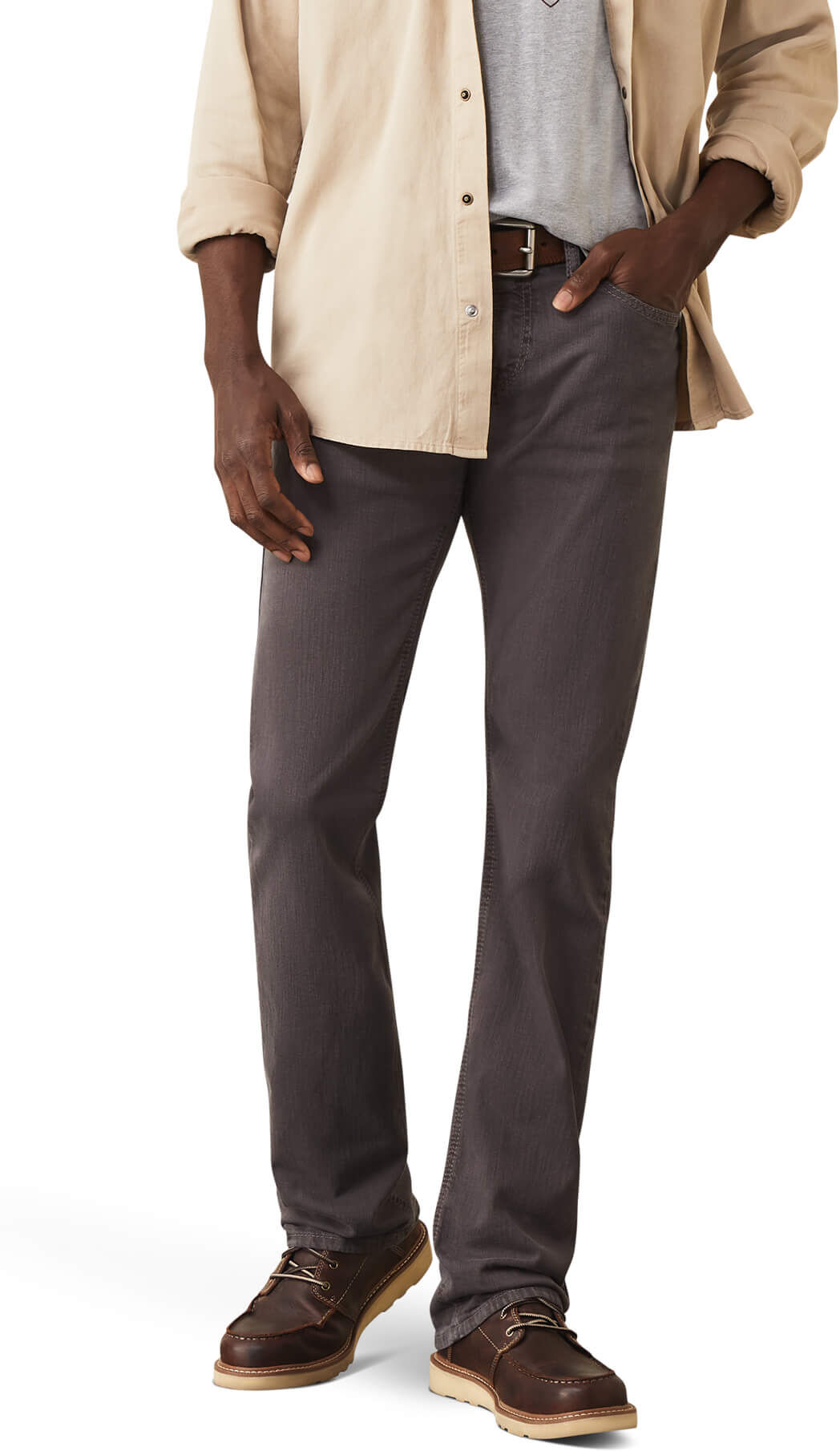 Men's M7 Grizzly Straight Jeans in Charcoal, Size: 36 X by Ariat