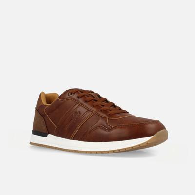 Sneaker WRANGLER "TERRELL MEN LOW", Herren, Gr. 40, Synthetik, braun (tortoise shell), Schuhe Sneaker
