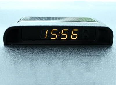 Inspired Deals Car Clock Dashboard Digital Clock With Temperature Date Week Display USB Rechargeable warm Light