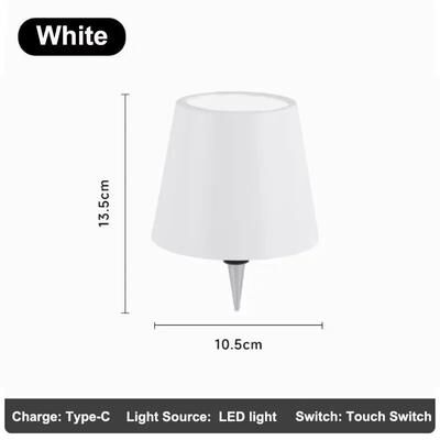 Inspire Select Rechargeable LED Wine Bottle Table Lamp With Touch Control & RGB Dimmable Light For Restaurants And Outdoor Parties style B White rgb Mode