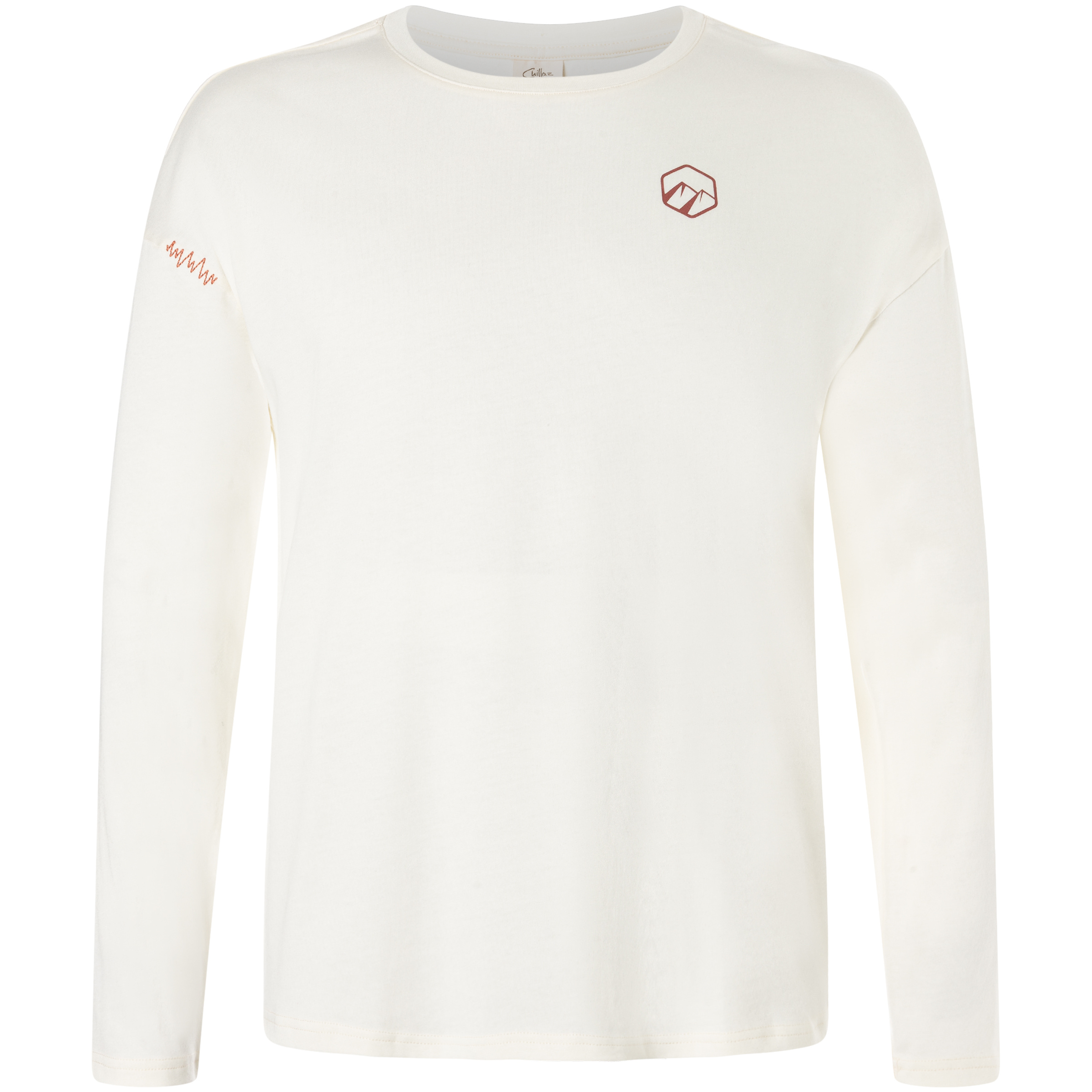 Chillaz Bergzeit Tasmanien Game of Peaks Herren Longsleeves weiss Größe XS Lifestyle Hautfreundlich