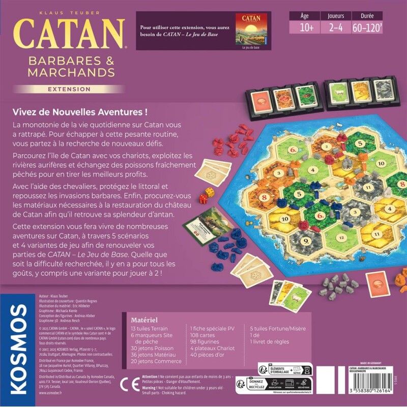 Filosofia Games CATAN : Extension Barbares et marchands (2025)