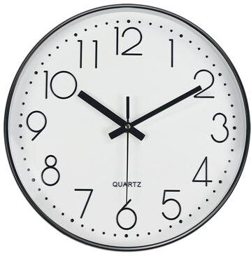Uplifted Finds Minimalist 3D Cubic Wall Clock   Silent Non Ticking Quartz Digital Display   Modern Geometric Clock For Office & Home white Black 10 In