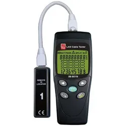 RS PRO, Multimeter, TM-901N Netzwerktester, Kabelprüfgerät, Cat5, Cat6, RJ45, RJ45 (Kabeltester)