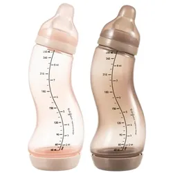 Difrax, Babyflasche, S-Babyflasche Natürlich Doppelpack (250 ml)