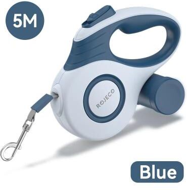 Uplifted Goods Automatic Retractable Leash For Dogs And Cats blue 5m