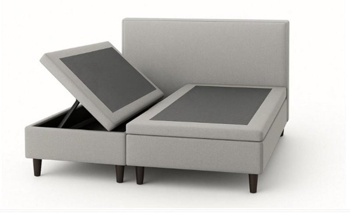 Maatwerk Boxspring met opbergruimte en hoofdbord zonder matras