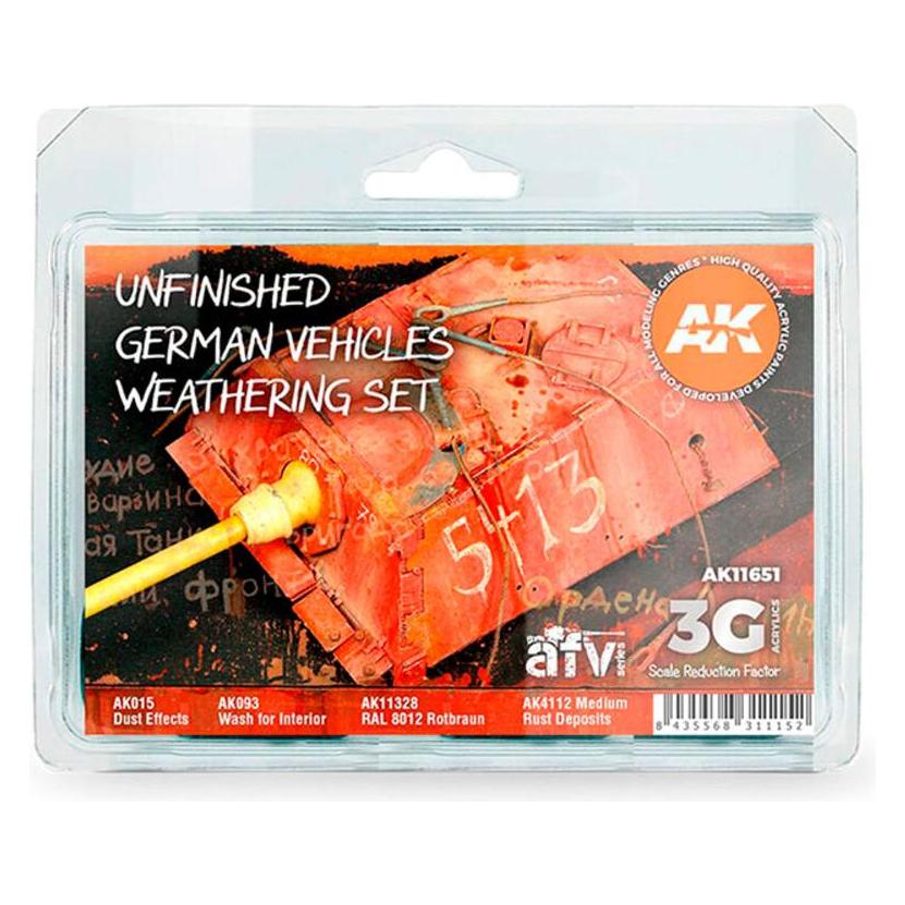 AK Interactive Unfinished German Vehicles Weathering 3g (17 ml) (AK11651)