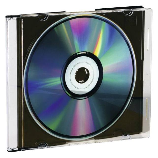 Vivanco CD/DVD Slim Case, 25er Pack (VVCDDVD25PZSLMK)