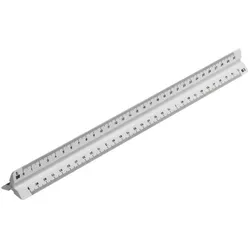 M + R Dreikantlineal 30,0 cm, weiß