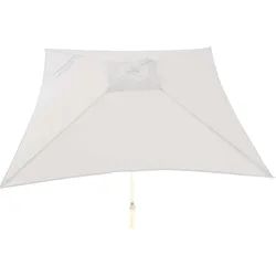 Outdoor Sonnenschirm Elba eckig weiß 200 x150