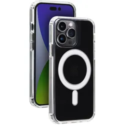 Bigben Hybrid MagSafe (Apple iPhone 14 Pro), Smartphone Hülle, Transparent