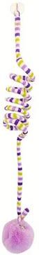 Uplift Picks Interactive Hanging Cat Teaser Toy With Bell purple