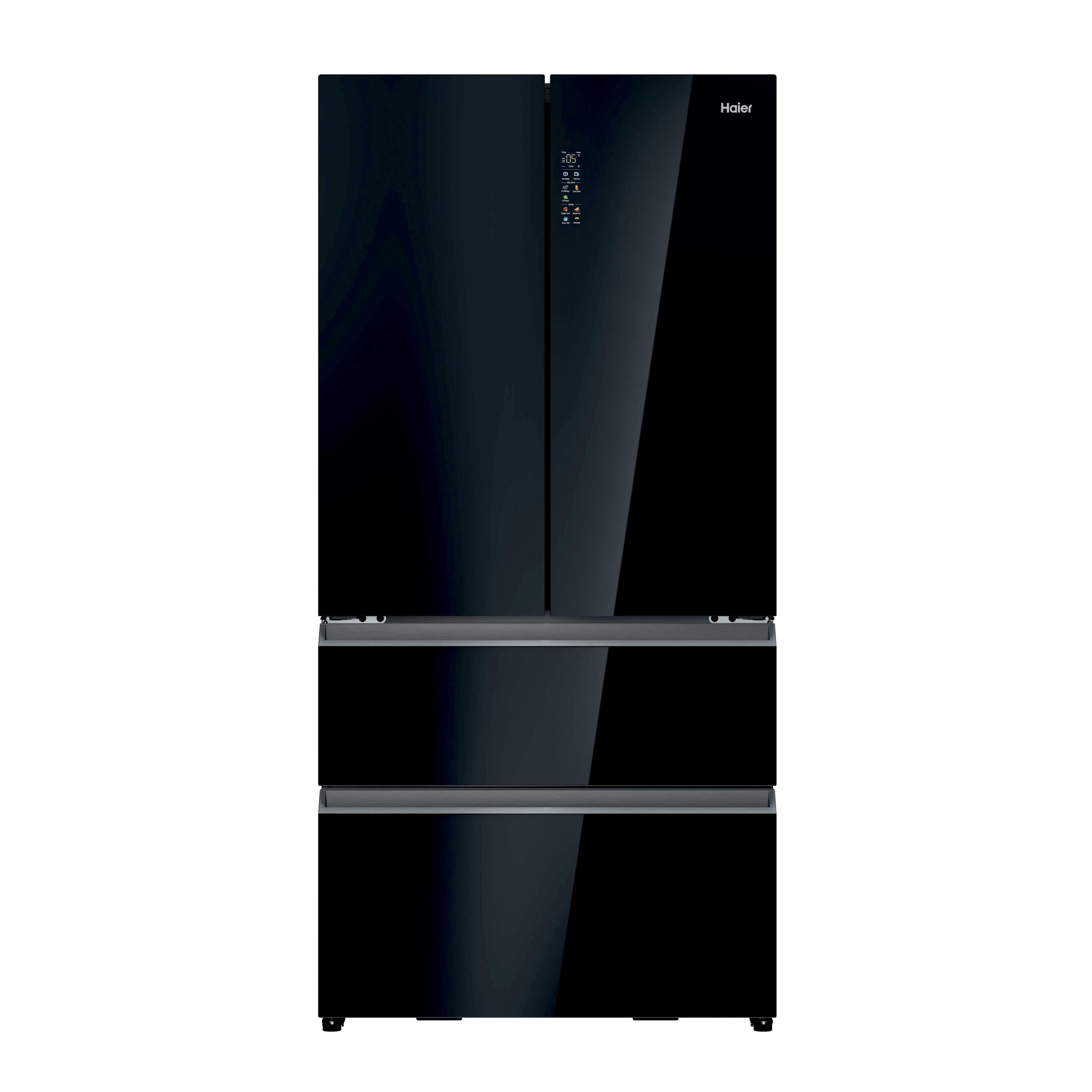 Haier HFR79F19DFGB Side-by-Side Kühl-/ Gefrierkombination 449 l / 254 l 293 kWh NoFrost 1900 mm x 905 mm (Schwarz) 34005971