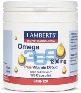 Lamberts OMEGA 3,6,9 + VITAMINA D3 120 Caps