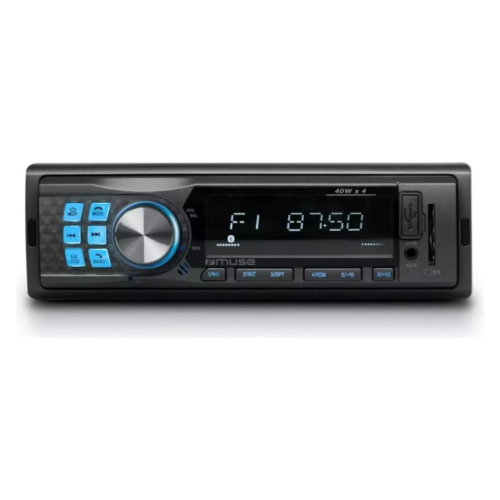 Muse M-195 Car Radio with Bluetooth, 4 x 40 W (M-195BT)