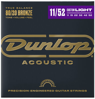 Dunlop Bronze Acoustic Set 11-52