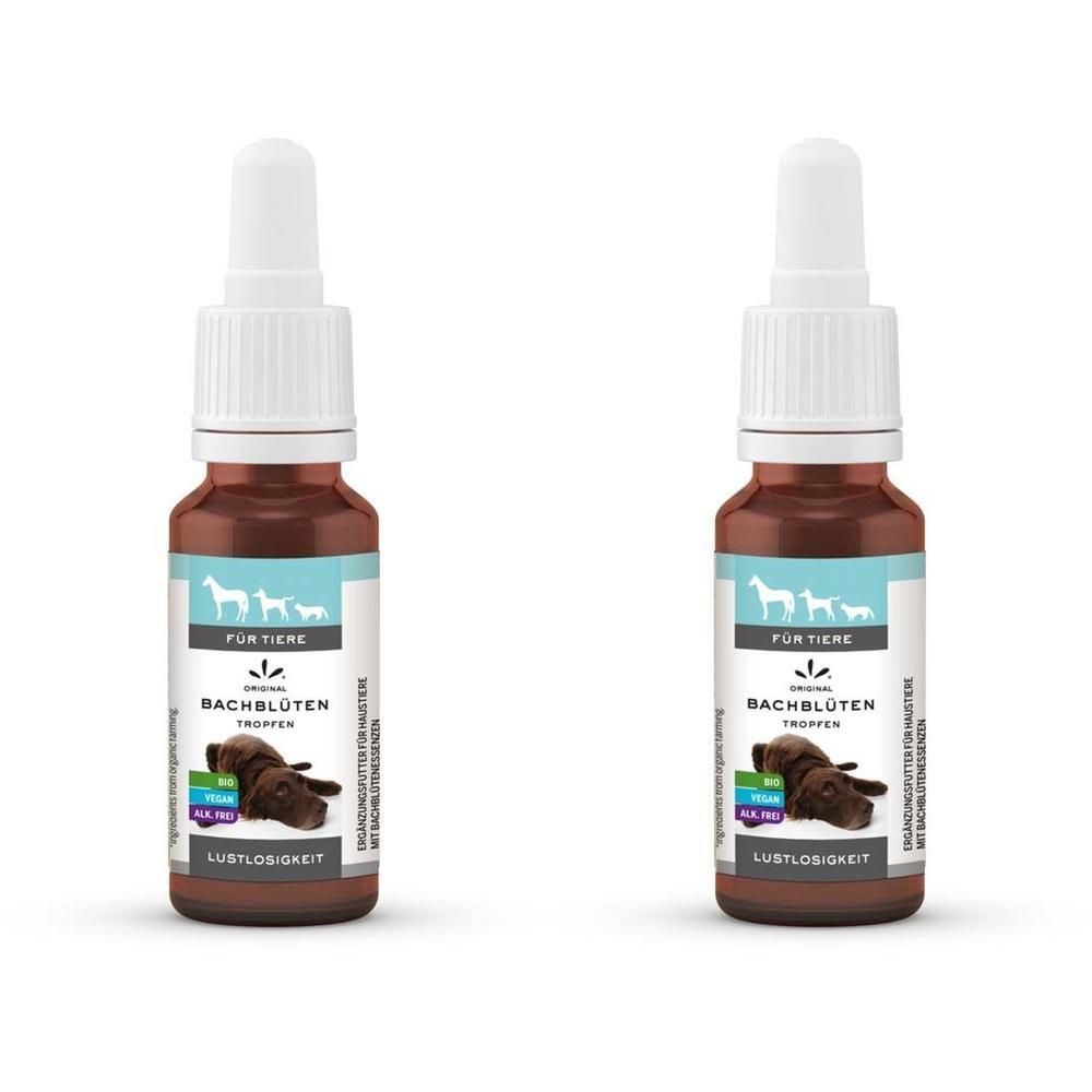 Bachblüten Tiere Tropfen Lustlosigkeit x2 2x20 ml