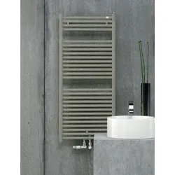 Zehnder Design-Heizkörper Troja TG-070-060-05, Inox Look, 716x35x600 mm, Pulverlackierung nach Wunsch