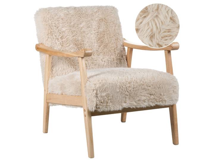 SESSEL Hellbeige Leknes