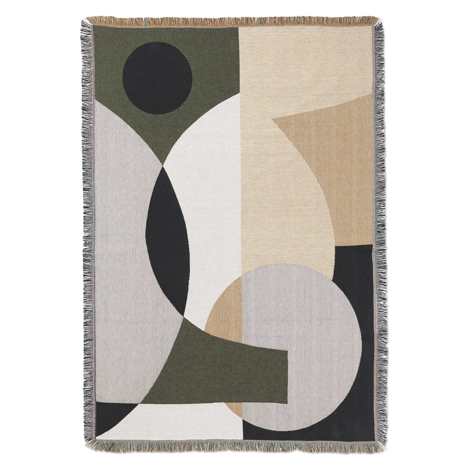 Ferm Living Entire plaid van biokatoen, 120 x 170 cm