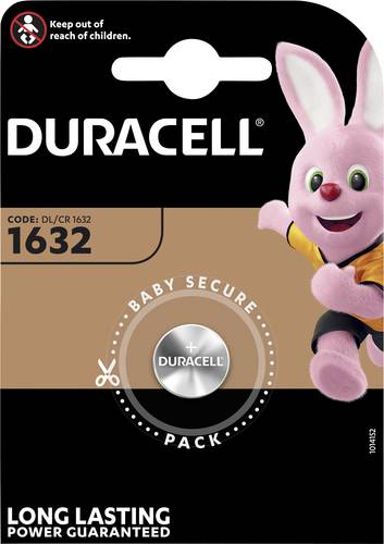 Duracell Knopfzelle CR1632 3 V 1 St. Lithium DL1632