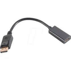 SHVP BS14-05011 - DisplayPort Adapter, DP Stecker auf HDMI Buchse