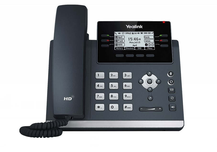 Yealink SIP-T42U - VoIP Telefon mit Rufnummernanzeige 1301201